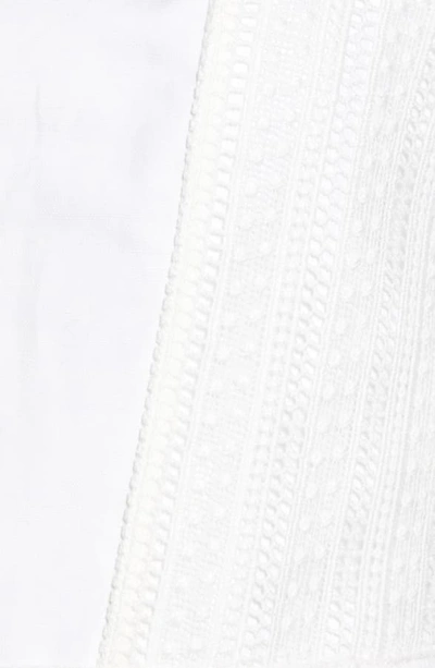 Shop Rebecca Minkoff Gina Linen Blend Top In White