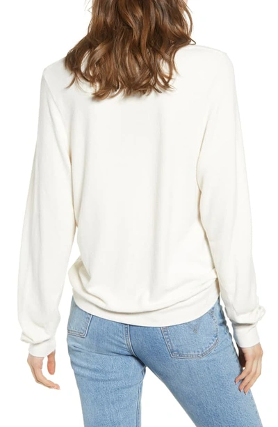 Shop Wildfox Baggy Beach Jumper - Skate It Out Pullover In Vintage Lace