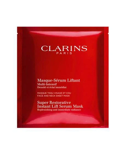 Shop Clarins Super Restorative Instant Lift Serum Mask, 1 Pack
