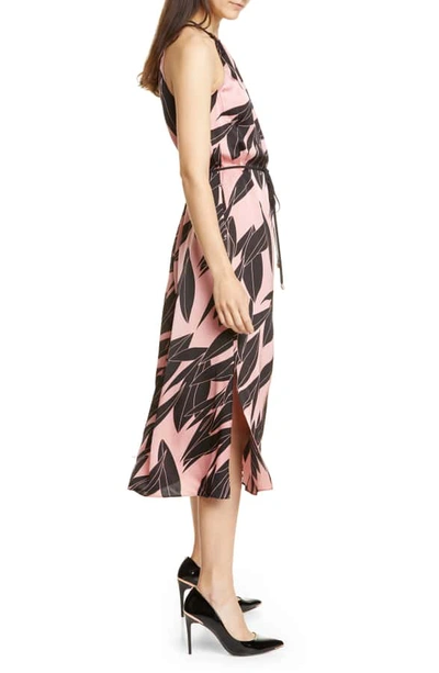 Shop Ted Baker Leahla Sour Cherry Halter Midi Dress In Pink