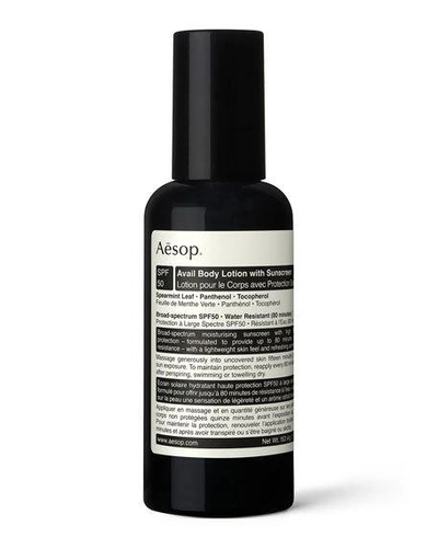 Shop Aesop 5 Oz. Avail Body Lotion Spf50