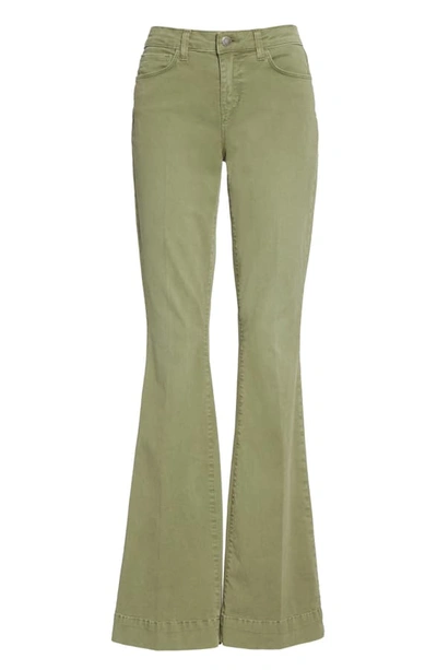 Shop L Agence Affair Relaxed Flare Jeans In Brigade