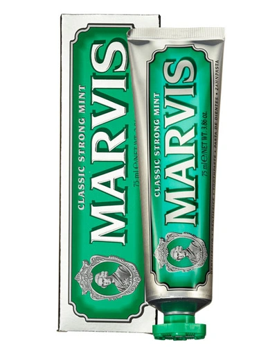 Shop Marvis Classic Strong Mint Toothpaste, 3.8 Oz.