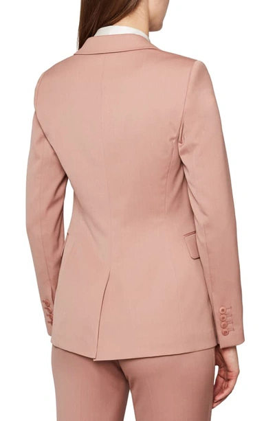 Shop Reiss Harper Slim Fit Jacket In Dusky Pink