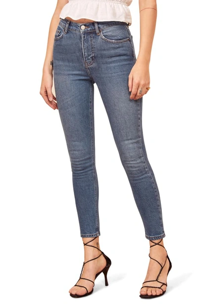 Shop Reformation High & Skinny Crop Jeans In Syracuse