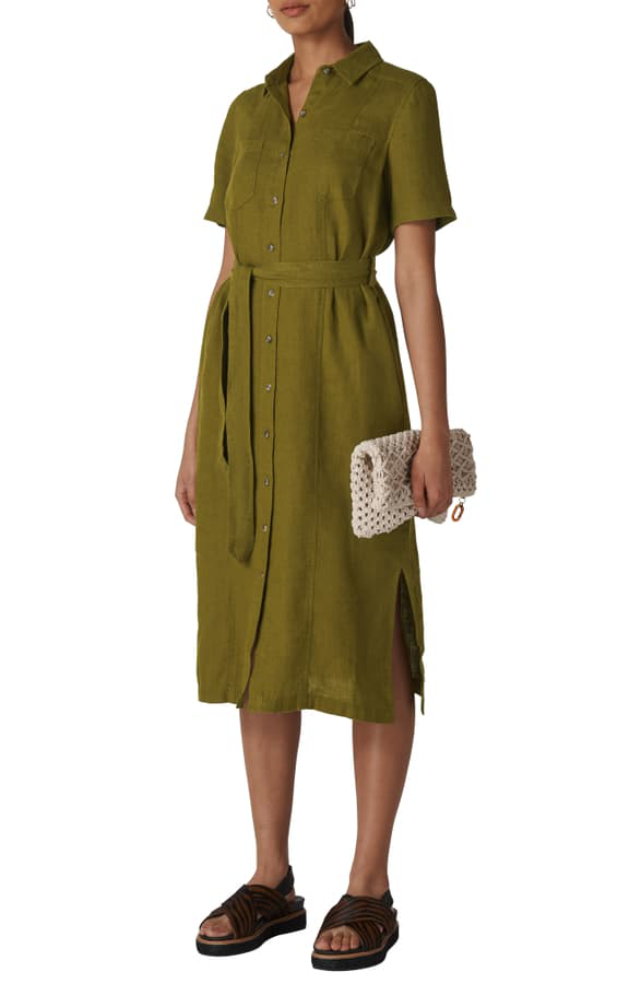 whistles linen dress