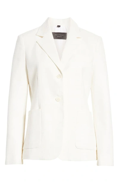 Shop Equipment Aloy Texture Check Jacket In Nature White