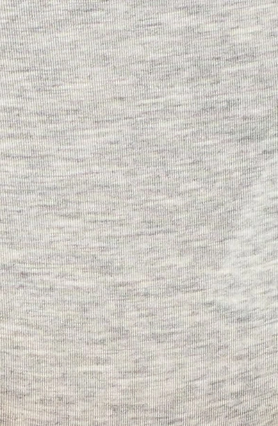 Shop Calvin Klein Modern Cotton-blend Thong In Grey Heather