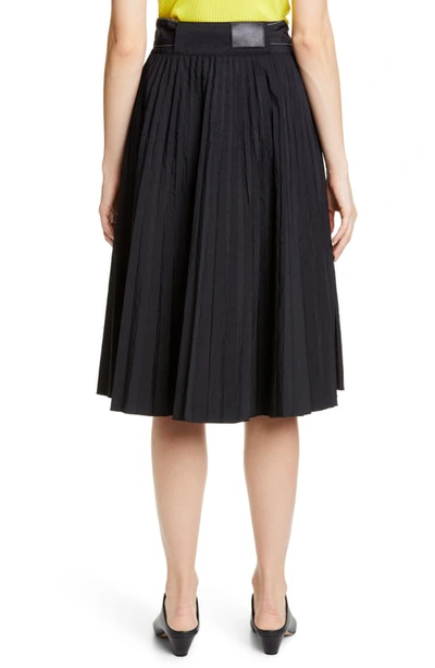 Shop Proenza Schouler Belted Parachute Skirt In Black