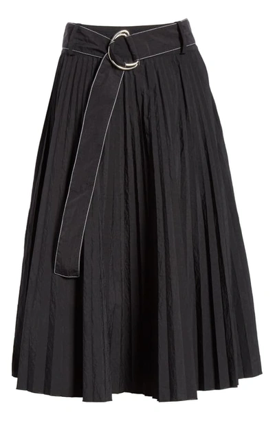 Shop Proenza Schouler Belted Parachute Skirt In Black
