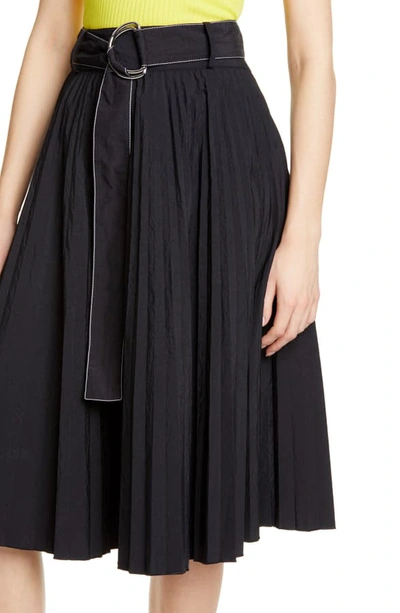 Shop Proenza Schouler Belted Parachute Skirt In Black