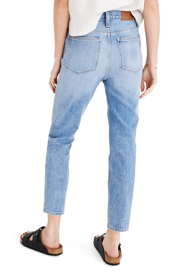 perfect summer high waist pieced jeans