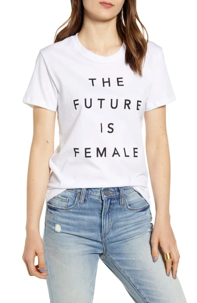 Shop Prince Peter The Future Is Female Graphic Tee In White