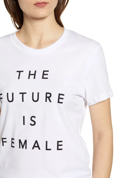 Shop Prince Peter The Future Is Female Graphic Tee In White