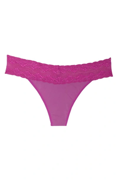 Shop Natori Bliss Perfection Thong In Wild Tulip