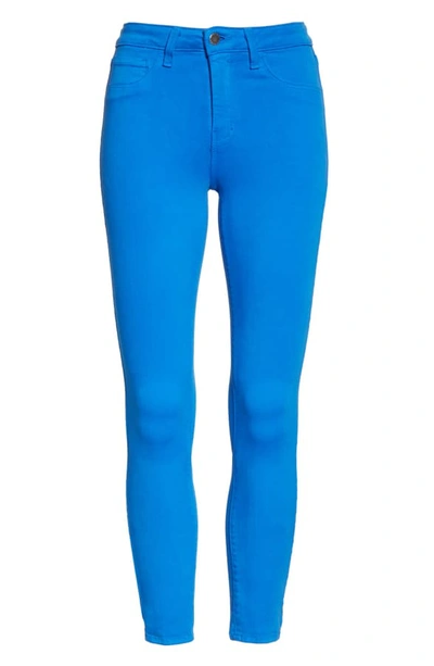Shop L Agence High Waist Skinny Ankle Jeans In Riviera Blue