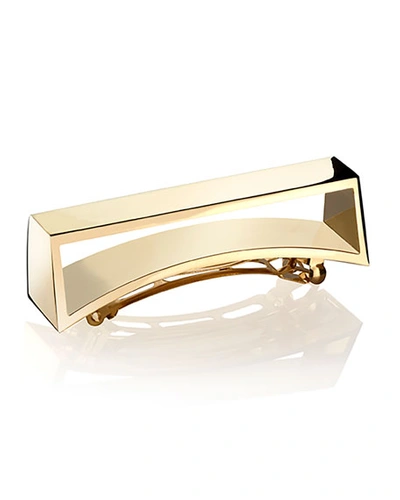 Oribe Geometric Gold Plated Metal Barrette