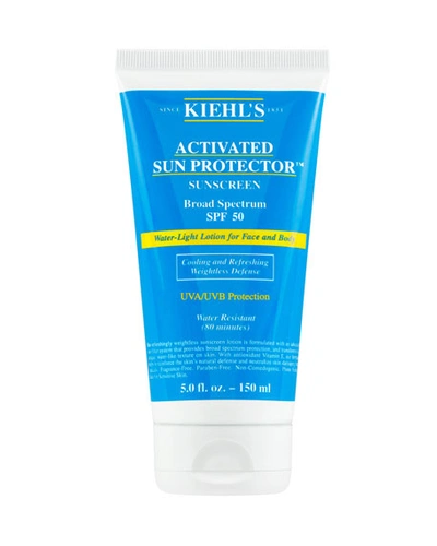 Shop Kiehl's Since 1851 5 Oz. Activated Sun Protector 100% Mineral Sunscreen Broad Spectrum Spf 50