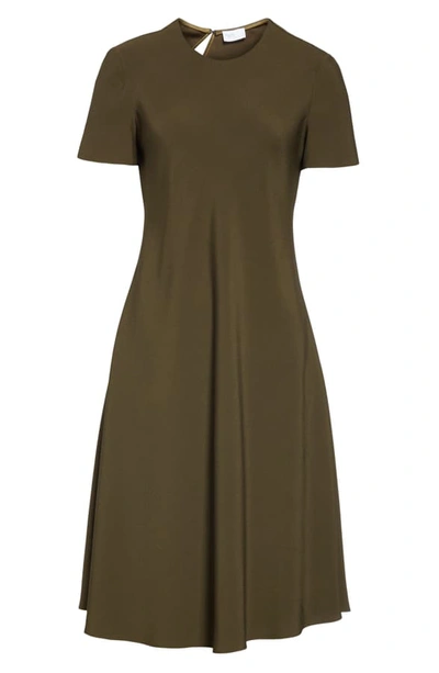 Shop Rosetta Getty Bias T-shirt Dress In Loden