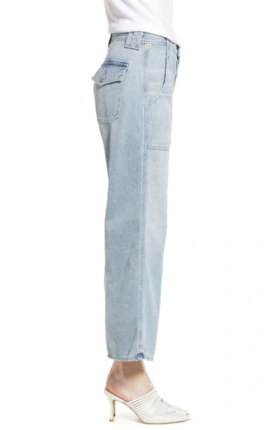 Shop Citizens Of Humanity Eva Utility Crop Wide Leg Jeans In Rove