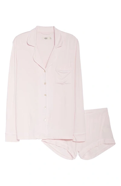 Shop Ugg Nya Short Pajamas In Seashell Pink