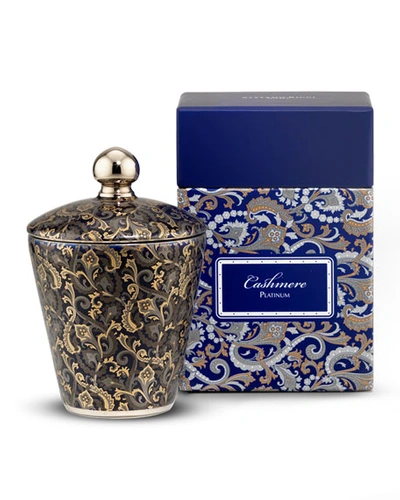 Shop Stefano Ricci Multicolor Paisley Royal Eagle Black Candle