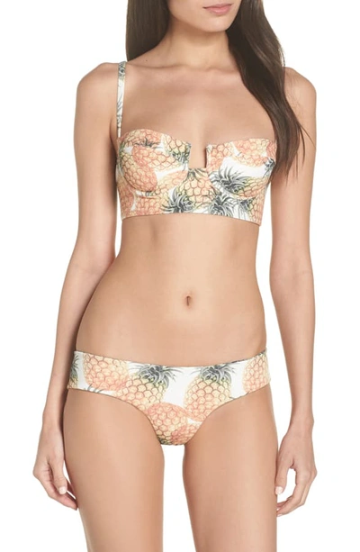 Shop Boys + Arrows Yaya The Yuppy Bikini Bottoms In Pina Colada