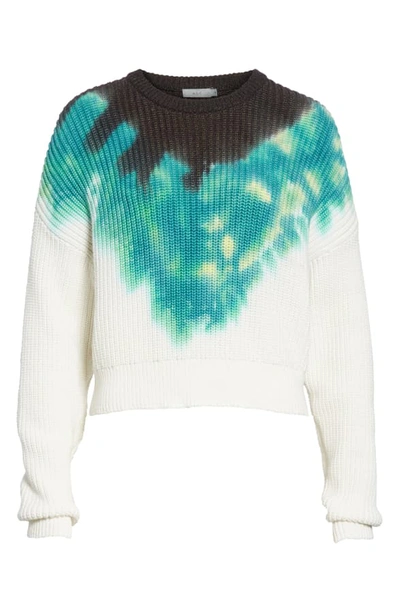 Shop A.l.c Elinor Sweater In Green / Black