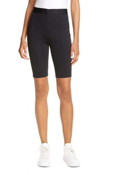 Shop Tibi Biker Shorts In Black