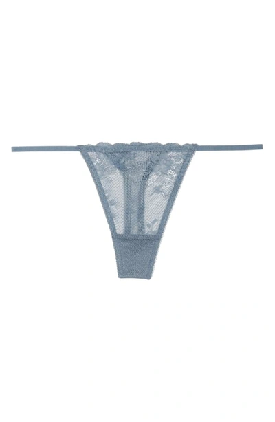 Shop Jason Wu Collection Jason Wu Classic Lace Thong In Lavender