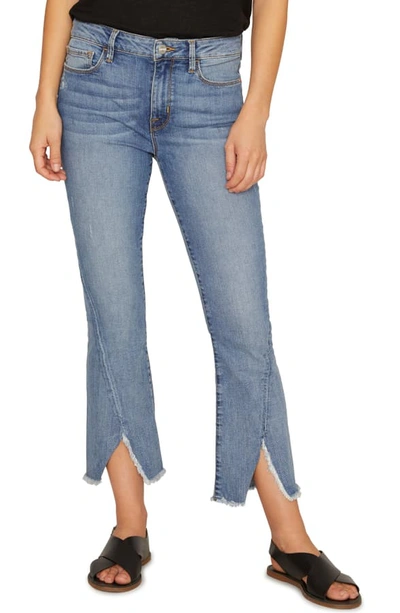 Shop Sanctuary Connector Twisted Sharkbite Ankle Jeans In San Jacinto Blue