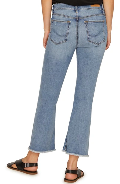 Shop Sanctuary Connector Twisted Sharkbite Ankle Jeans In San Jacinto Blue