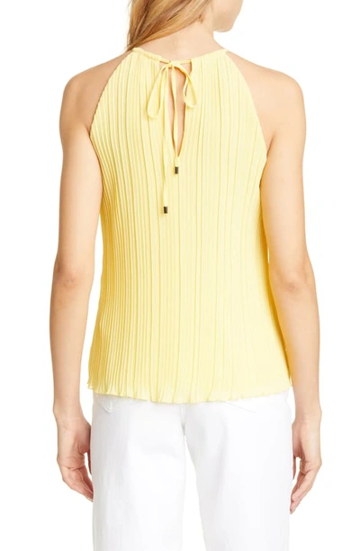 Shop Ted Baker Lohloh Halter Top In Yellow