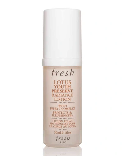 Shop Fresh Lotus Youth Preserve Radiance Lotion With Super 7 Complex