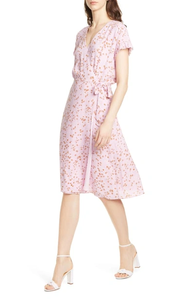 Shop Joie Bethwyn Floral Wrap Dress In Fleur D-isle