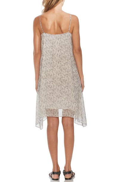 Shop Vince Camuto Shadow Etching Slipdress In New Ivory