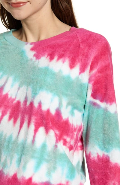Shop Wildfox Fiona Tie Dye Sweatshirt In Retro Tie Die