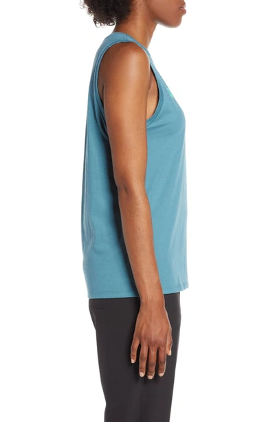 Shop Patagonia Camp Id Muscle Tee In Tasmanian Teal/ Wilderness