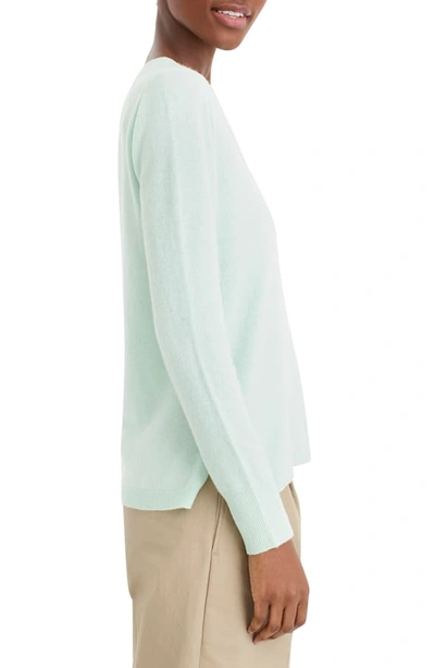 Shop Jcrew Crewneck Cashmere Sweater In Seaside Aqua