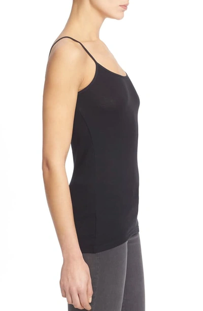 Shop Joie 'coraline' Cotton Camisole In Caviar