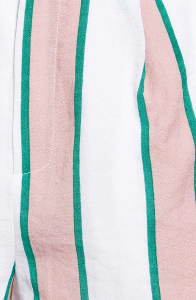 English Factory High Waist Pleated Shorts In Multi