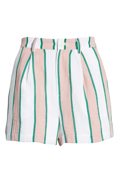 English Factory High Waist Pleated Shorts In Multi