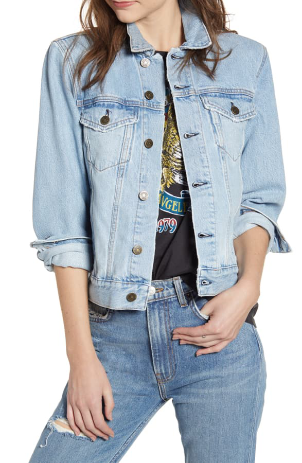 reformation jean jacket