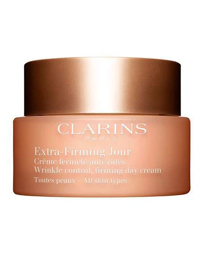 Shop Clarins 1.7 Oz. Extra-firming Wrinkle Control Firming Day Cream - All Skin Types