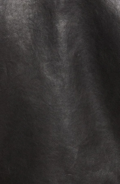 Shop Iro Anoh Leather Moto Jacket In Black