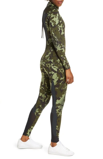 Shop Nike Bodysuit In Legion Green