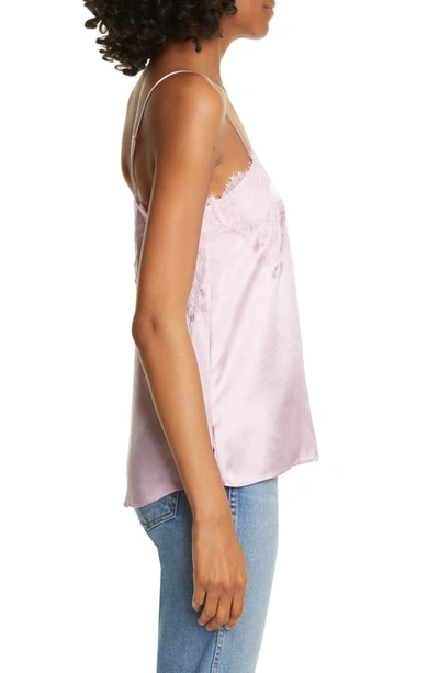 Shop Cami Nyc The Sweetheart Silk Charmeuse Camisole In Frose