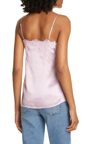 Shop Cami Nyc The Sweetheart Silk Charmeuse Camisole In Frose