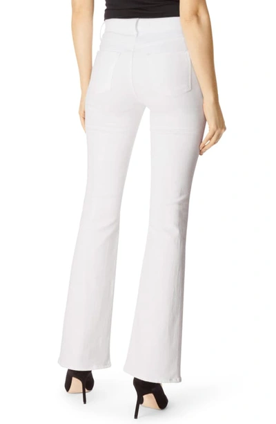 Shop J Brand Sallie Bootcut Jeans In Blanc