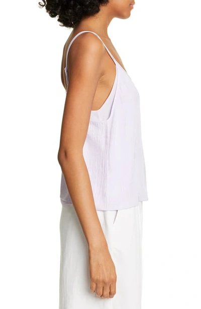 Shop Vince Double Layer Camisole In Pale Iris